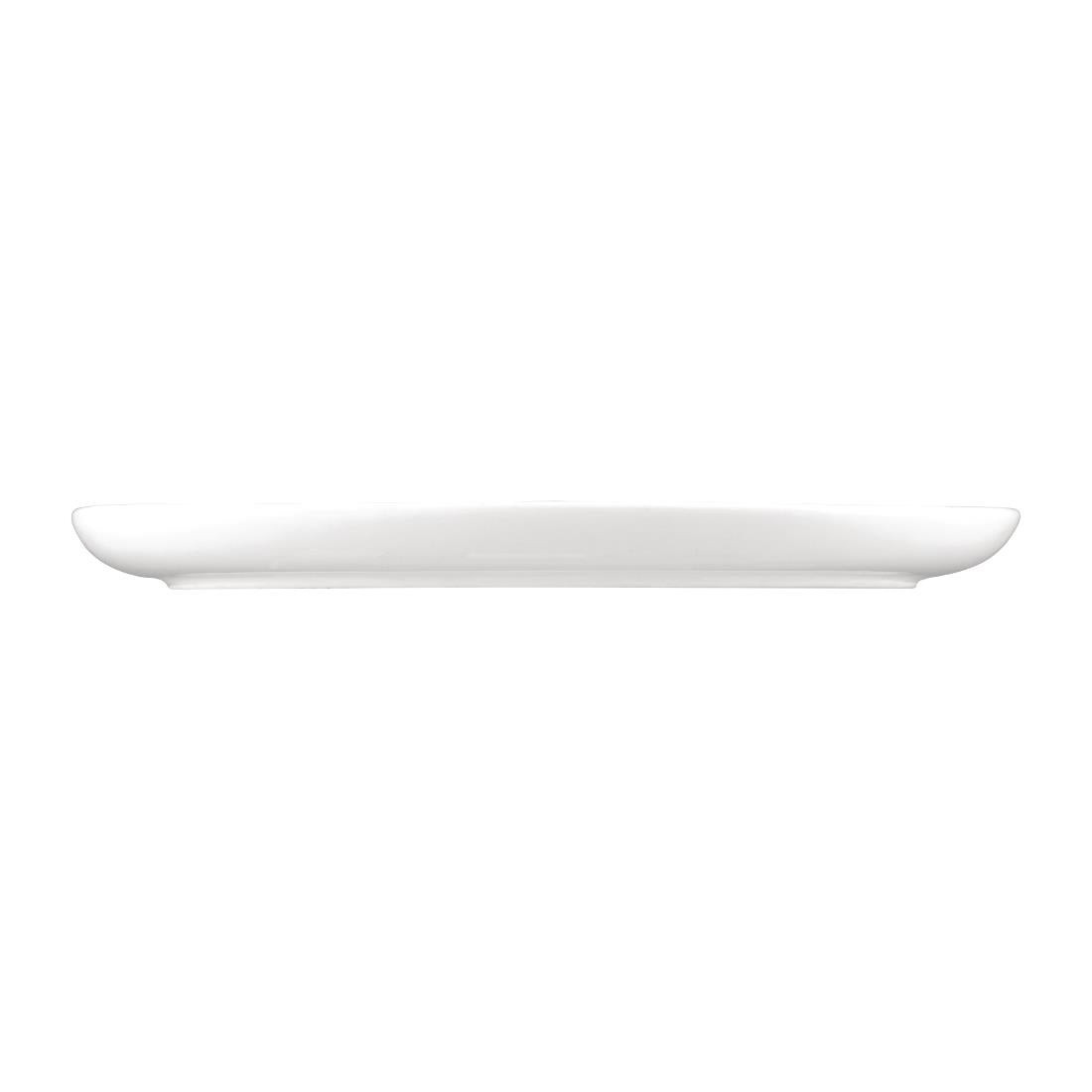 Sango Ora Oval Couple Plates White 285x250mm (6 Pack) (Pack Quantity: 6) • PAS-FW495
