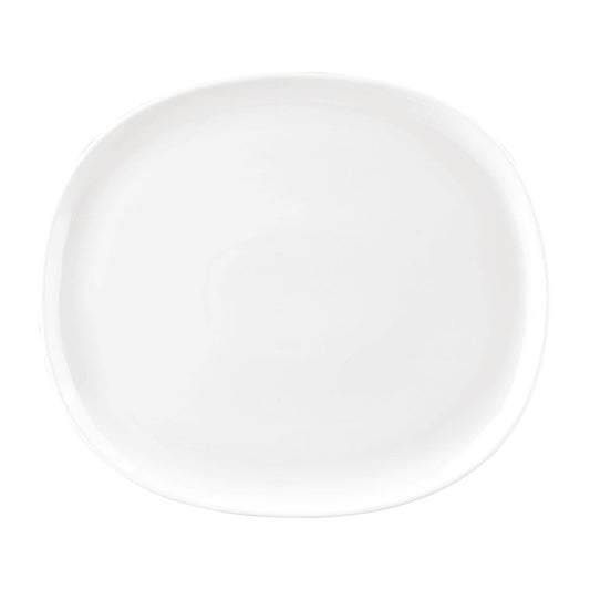 Sango Ora Oval Couple Plates White 335x295mm (4 Pack) (Pack Quantity: 4) • PAS-FW496