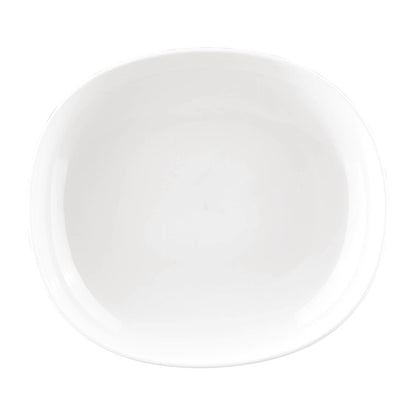 Sango Ora Oval Flat Bowls White 260x230mm (6 Pack) (Pack Quantity: 6) • PAS-FW499