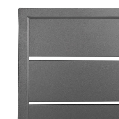 Bolero Aluminium Square Table Top Dark Grey 700mm (Dimensions: 700(W)x700(L)mm) • PAS-FW597