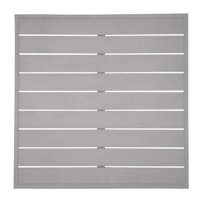 Bolero Aluminium Square Table Top Light Grey 700mm (Dimensions: 700(W)x700(L)mm) • PAS-FW598
