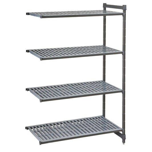 Cambro Camshelving Basics Plus Add-On Unit 4 Tier With Vented Shelves 1830Hx1070Wx460Dmm • PAS-FW613