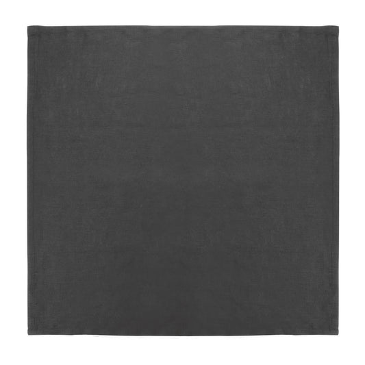 Olympia Linen Table Napkin Black 400x400mm (12 Pack) • PAS-FW697