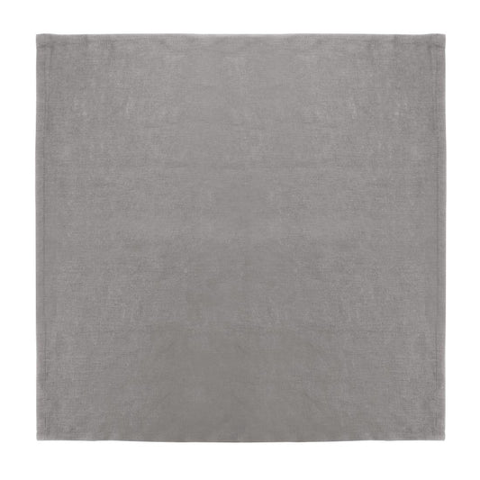 Olympia Linen Table Napkin Grey 400x400mm (12 Pack) (Grey | 400 x 400mm | Pack of 12) • PAS-FW698