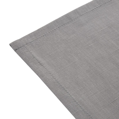 Olympia Linen Table Napkin Grey 400x400mm (12 Pack) • PAS-FW698