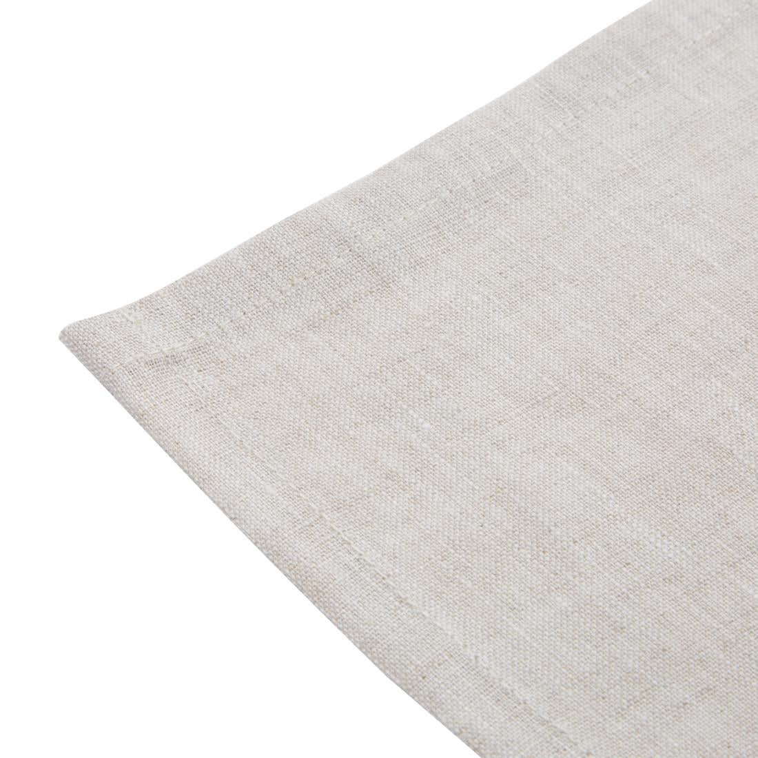 Olympia Linen Table Napkin Sand 400x400mm (12 Pack) • PAS-FW699