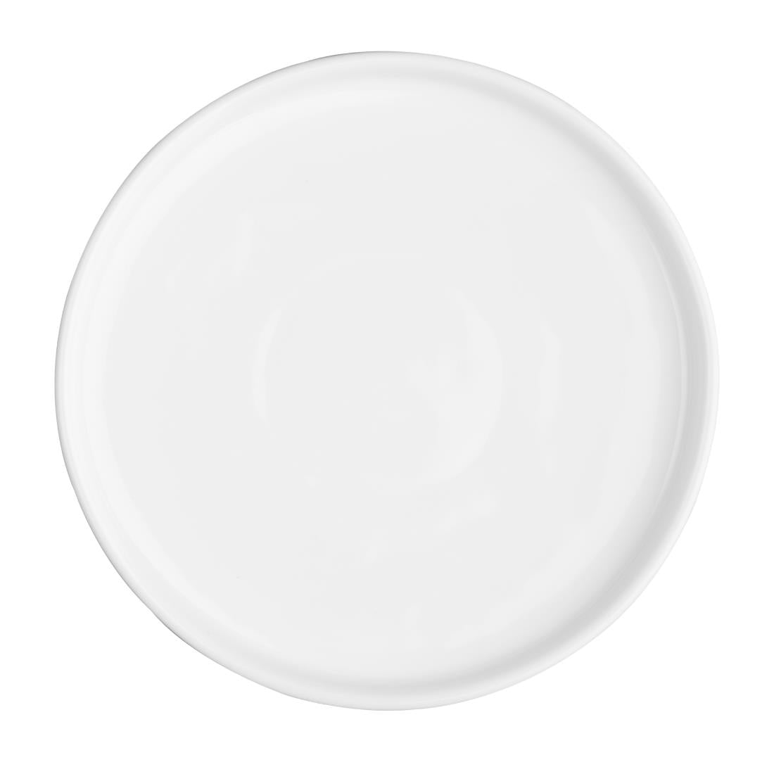 Olympia Whiteware Flat Round Plate - 152mm 6" (6 Pack) • PAS-FW812