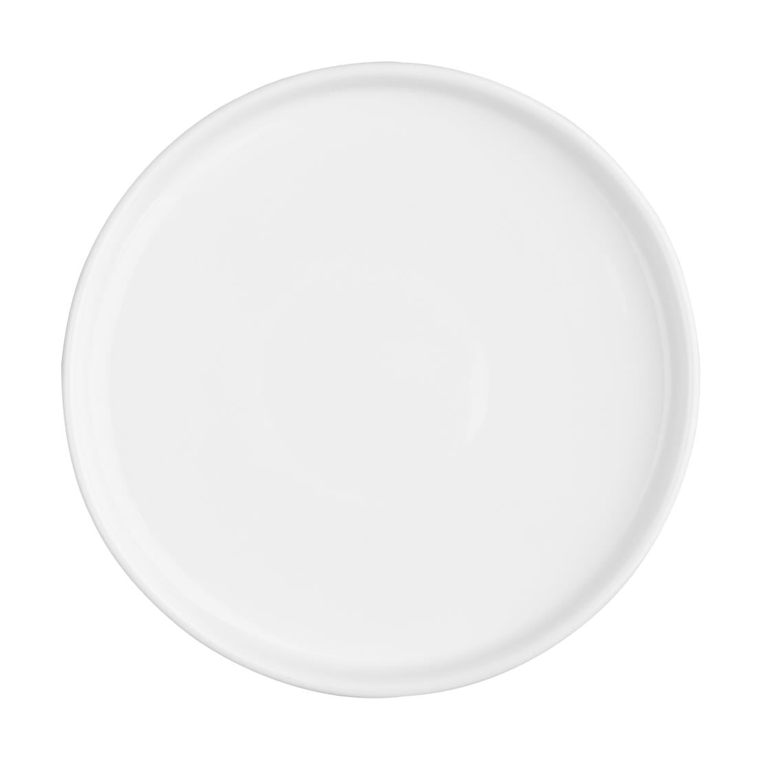 Olympia Whiteware Flat Round Plates 210mm (6 Pack) (Pack of 6) • PAS-FW813
