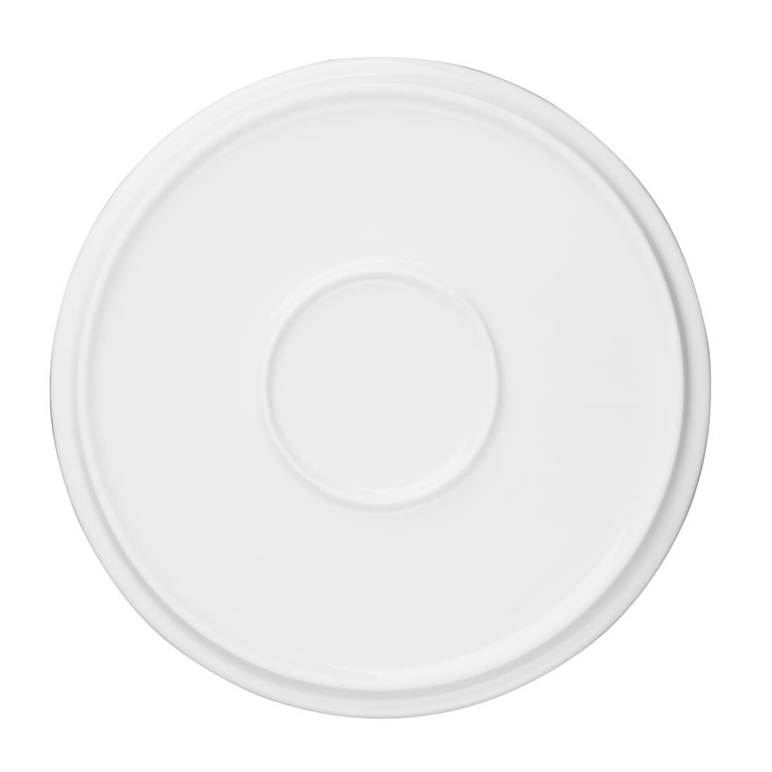 Olympia Whiteware Flat Round Plates 210mm (6 Pack) (Pack of 6) • PAS-FW813