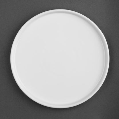 Olympia Whiteware Flat Round Plate 268mm (4 Pack) (Pack of 4) • PAS-FW814