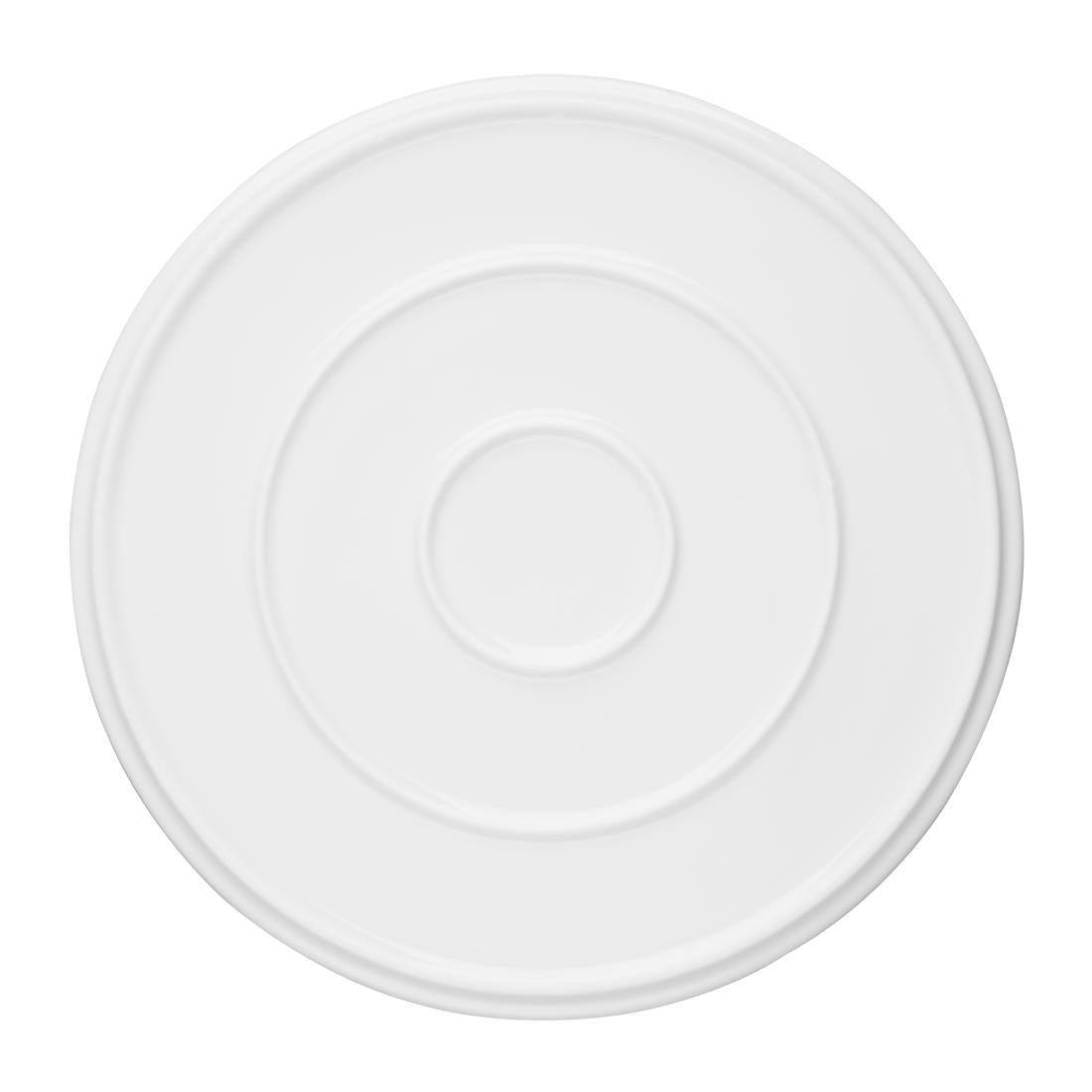 Olympia Whiteware Flat Round Plate 268mm (4 Pack) (Pack of 4) • PAS-FW814