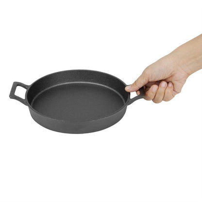 Olympia Cast Iron Round Eared Dish 200mm (200(Ø)x30(H)mm) • PAS-FW816
