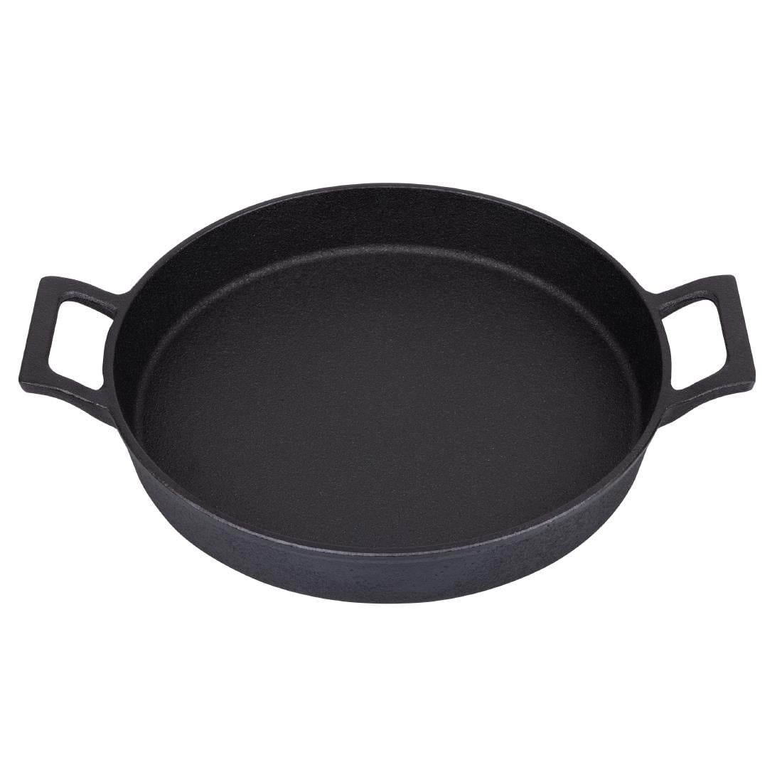 Olympia Cast Iron Round Eared Dish 200mm (200(Ø)x30(H)mm) • PAS-FW816