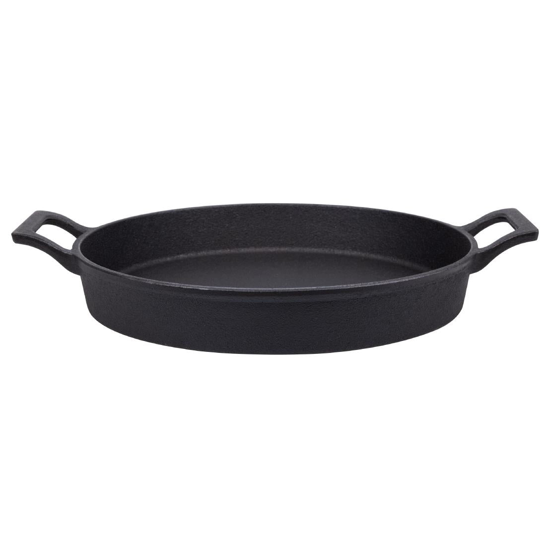Olympia Cast Iron Round Eared Dish 200mm (200(Ø)x30(H)mm) • PAS-FW816