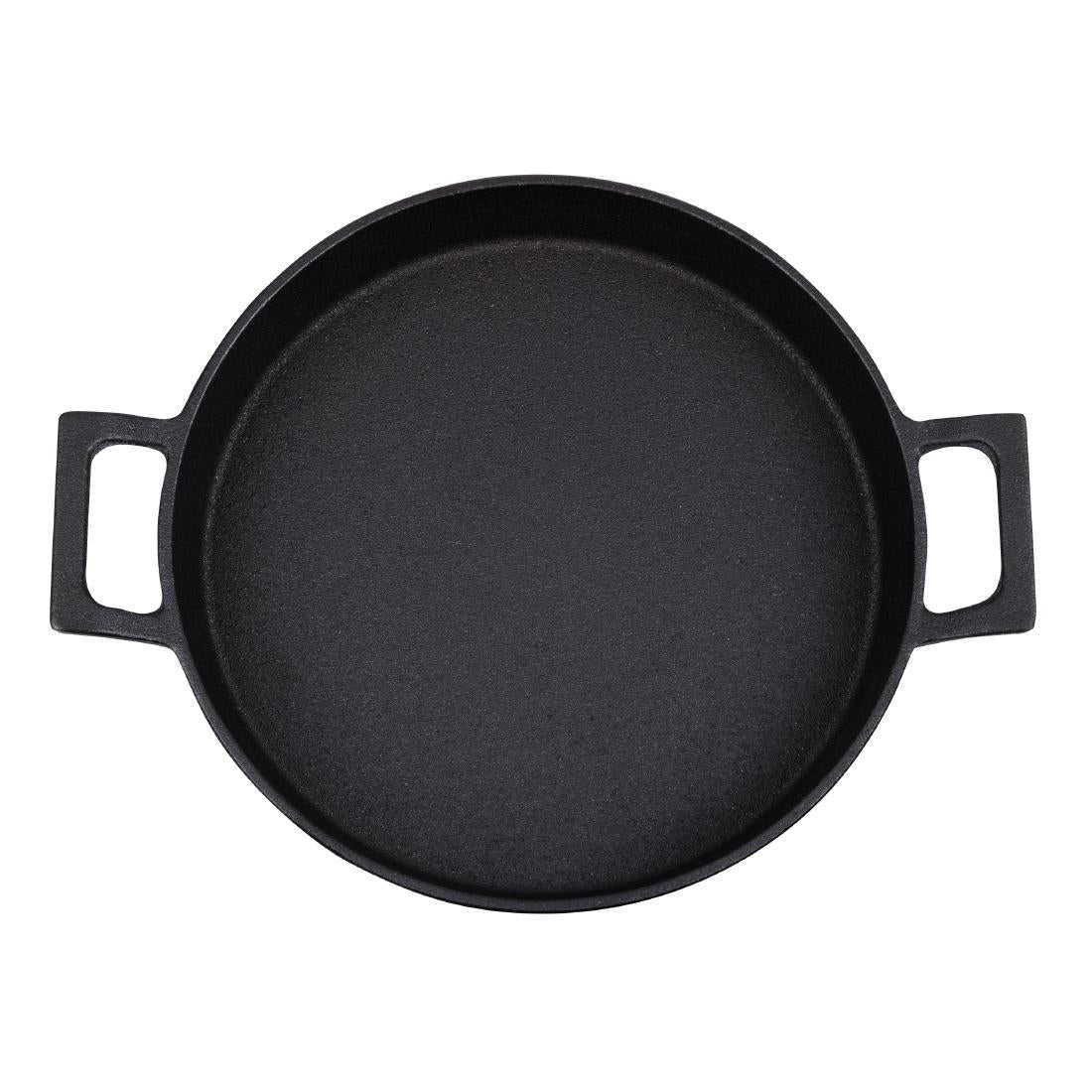 Olympia Cast Iron Round Eared Dish 200mm (200(Ø)x30(H)mm) • PAS-FW816