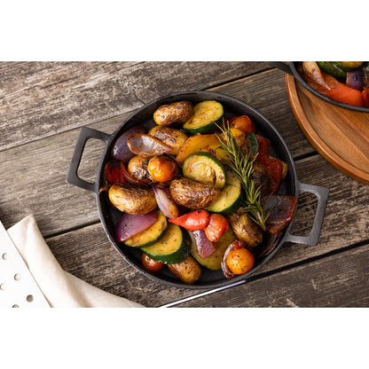 Olympia Cast Iron Round Eared Dish 200mm (200(Ø)x30(H)mm) • PAS-FW816