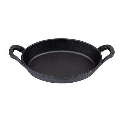 Olympia Cast Iron Oval Eared Dish 220x150mm (220(L)x150(W)x30(H)mm) • PAS-FW817