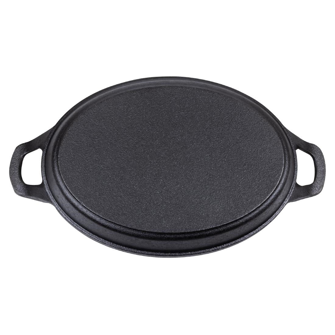 Olympia Cast Iron Oval Eared Dish 220x150mm (220(L)x150(W)x30(H)mm) • PAS-FW817