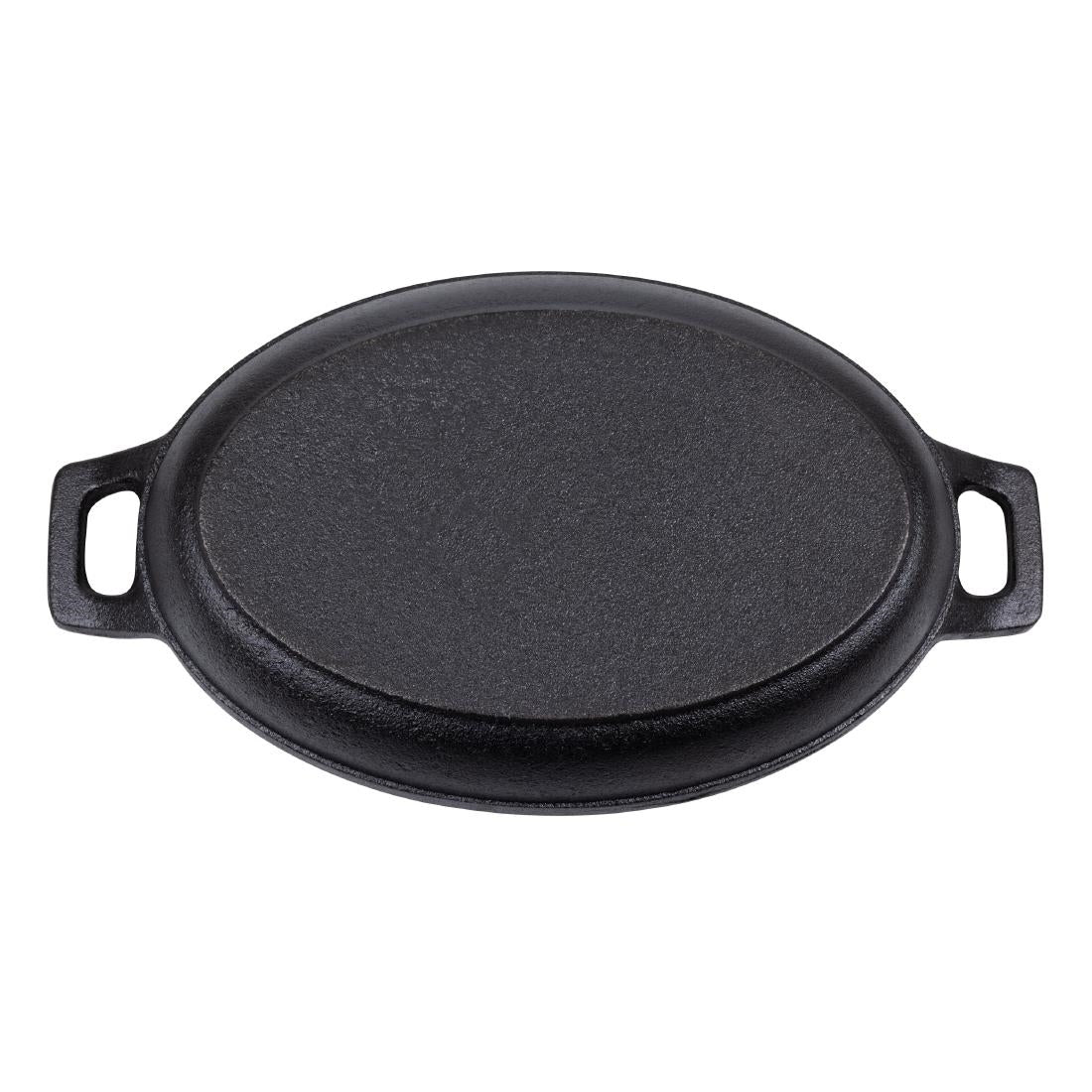 Olympia Cast Iron Oval Eared Dish 180x120mm (180(L)x120(W)x30(H)mm) • PAS-FW818