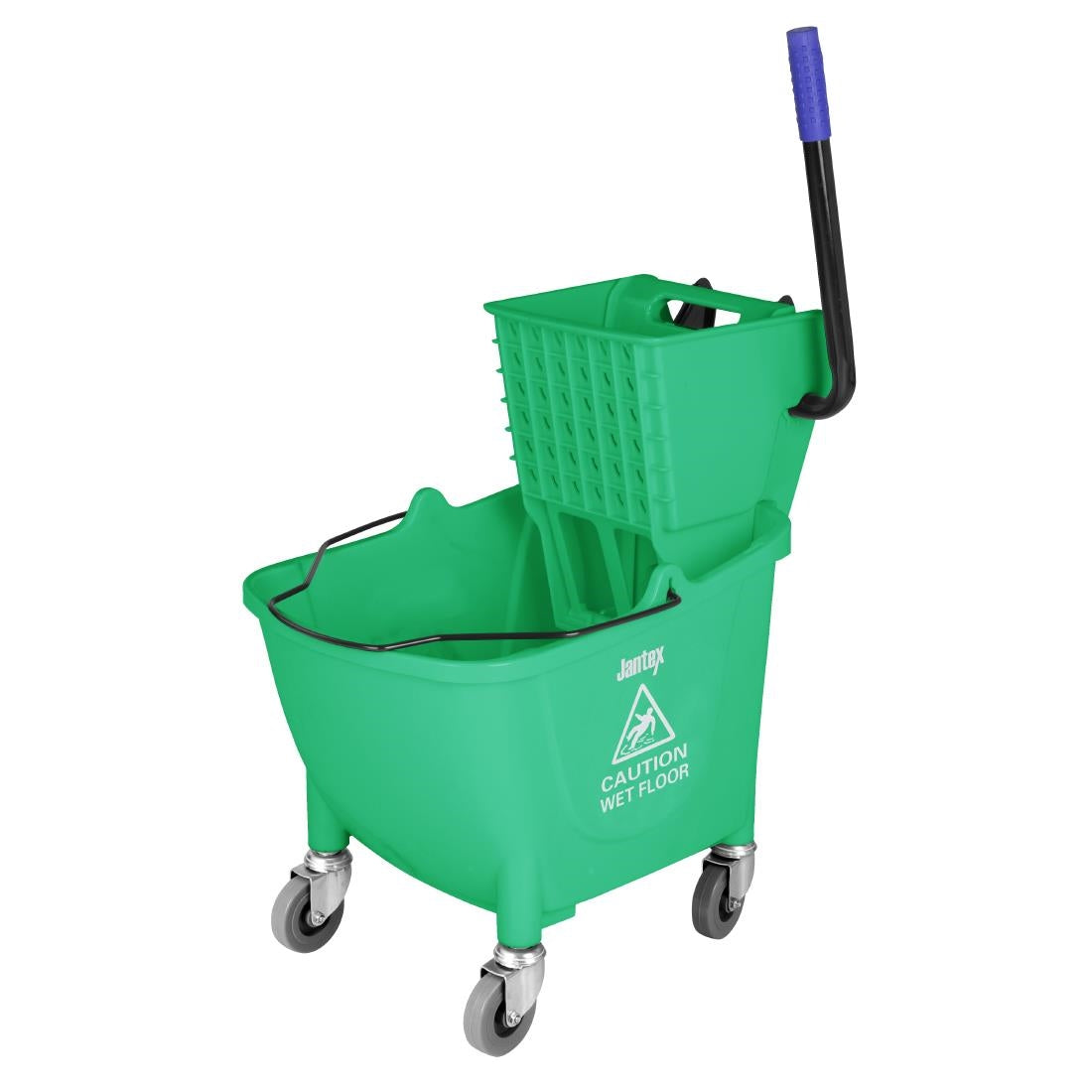 Jantex Mop Bucket with Foot Pedal release Green 25Ltr • PAS-FW867