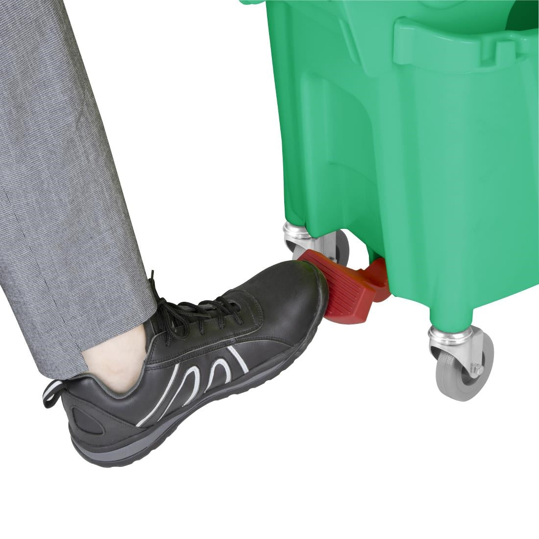 Jantex Mop Bucket with Foot Pedal release Green 25Ltr • PAS-FW867
