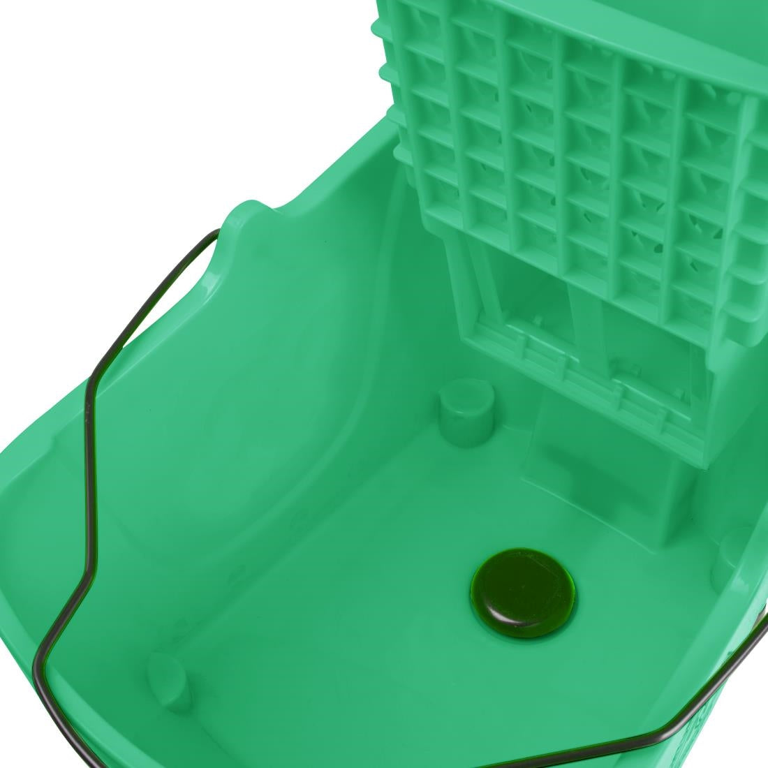 Jantex Mop Bucket with Foot Pedal release Green 25Ltr • PAS-FW867