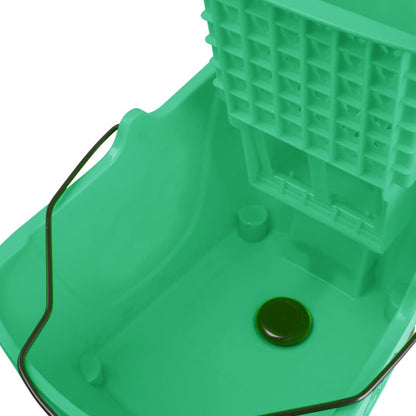 Jantex Mop Bucket with Foot Pedal release Green 25Ltr • PAS-FW867