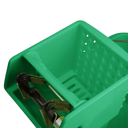 Jantex Mop Bucket with Foot Pedal release Green 25Ltr • PAS-FW867
