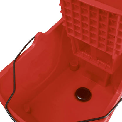 Jantex 30ltr Mop Bucket with Foot Pedal release - Red • PAS-FW868