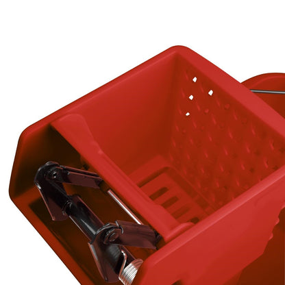 Jantex Mop Bucket with Foot Pedal release Red 25Ltr • PAS-FW868