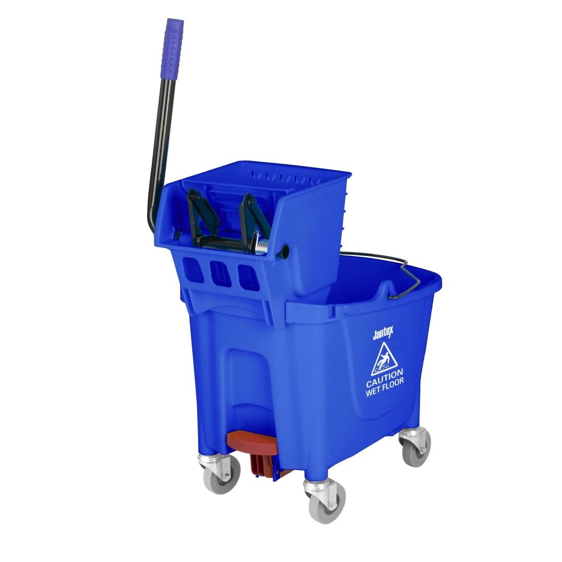 Jantex 30ltr Mop Bucket with Foot Pedal release - Blue • PAS-FW869