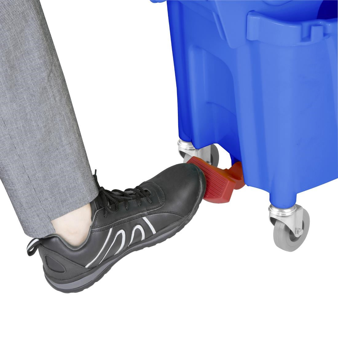 Jantex Mop Bucket with Foot Pedal release Blue 25Ltr • PAS-FW869