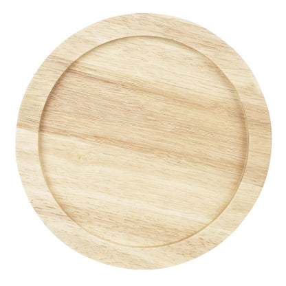 Olympia Hevea Board for Cast Iron Round Dish 254mm (GJ556) (For Olympia dish 254mm - GJ556 | 254(Ø)x19(H)mm) • PAS-FW976
