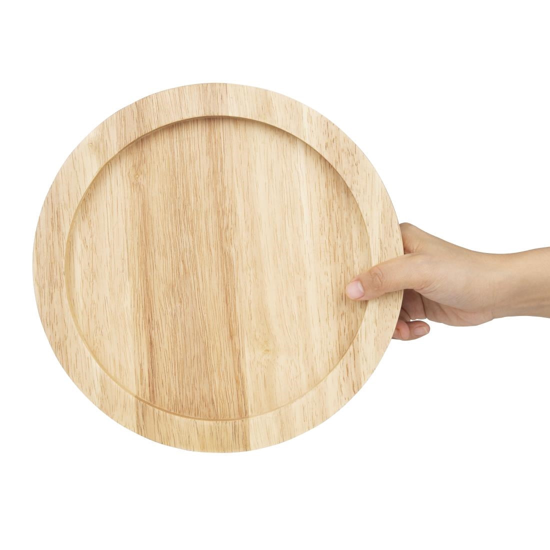 Olympia Hevea Board for Cast Iron Round Dish 254mm (GJ556) (For Olympia dish 254mm - GJ556 | 254(Ø)x19(H)mm) • PAS-FW976