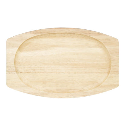 Olympia Hevea Board for Cast Iron Oval Sizzler 335x205mm (GJ557) (For Olympia sizzler 335x205mm - GJ557 | 335(L)x 205(W)x 19(H)mm) • PAS-FW979