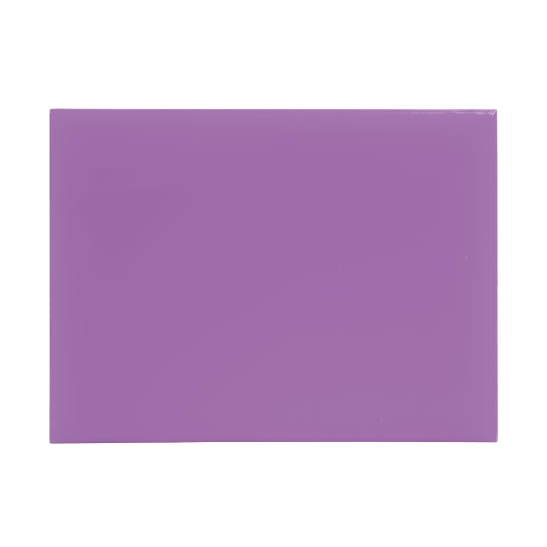 Hygiplas High Density Chopping Board Purple - 305x229x12mm • PAS-FX100