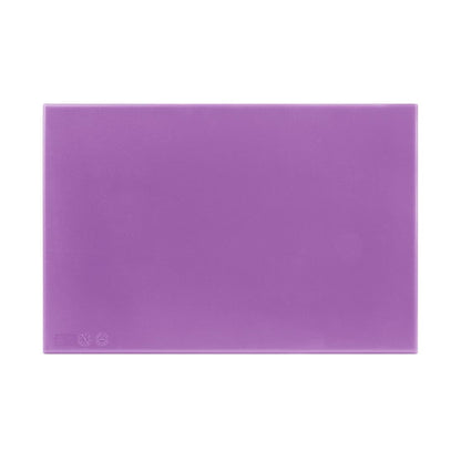Hygiplas Extra Thick High Density Chopping Board Purple - 450x300x25mm (450(L) x300(W)x 25(H)mm| HDPE | For allergenic foods) • PAS-FX102
