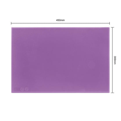 Hygiplas Extra Thick High Density Chopping Board Purple - 450x300x25mm (450(L) x300(W)x 25(H)mm| HDPE | For allergenic foods) • PAS-FX102