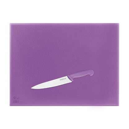 Hygiplas Extra Thick High Density Chopping Board Purple - 600x450x25mm (600(L)x450(W)x25(H)mm| HDPE | For allergenic foods) • PAS-FX104