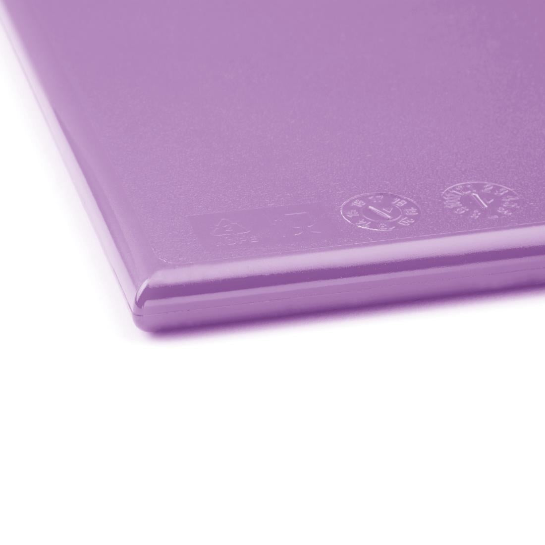 Hygiplas Anti-bacterial High Density Chopping Board Purple - 450x300x12mm • PAS-FX105