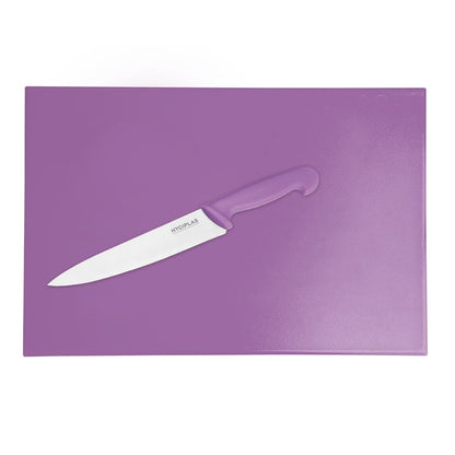 Hygiplas Anti-bacterial High Density Chopping Board Purple - 450x300x12mm • PAS-FX105