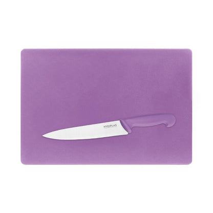 Hygiplas Extra Thick Low Density Chopping Board Purple - 300x450x20mm (450(L)x300(W)x20(H)mm| LDPE | For allergenic foods) • PAS-FX107
