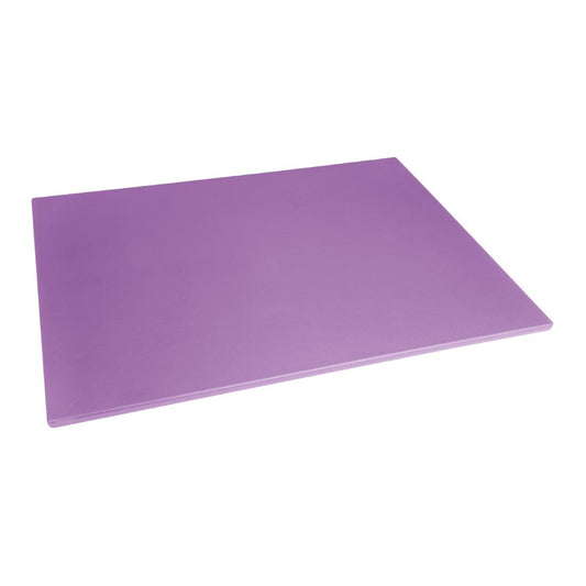 Hygiplas Low Density Chopping Board Purple - 600x450x10mm (600(L)x450(W)x10(H)mm| LDPE | For allergenic foods) • PAS-FX108