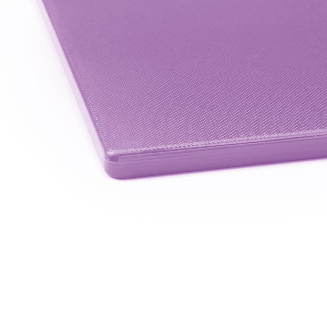 Hygiplas Low Density Chopping Board Purple - 600x450x10mm (600(L)x450(W)x10(H)mm| LDPE | For allergenic foods) • PAS-FX108
