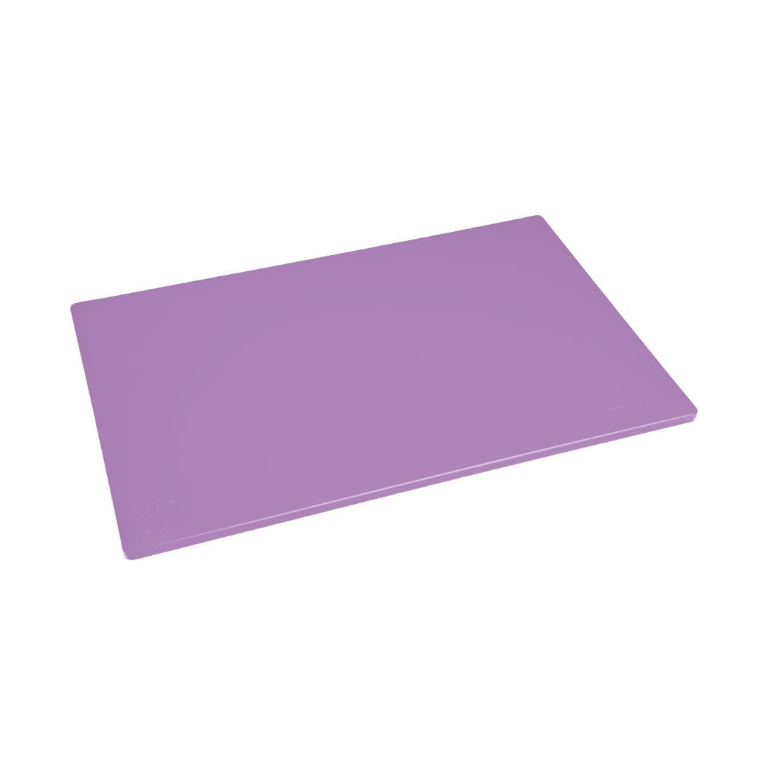 Hygiplas Antibacterial Low Density Chopping Board Purple - 450x300x10mm • PAS-FX110