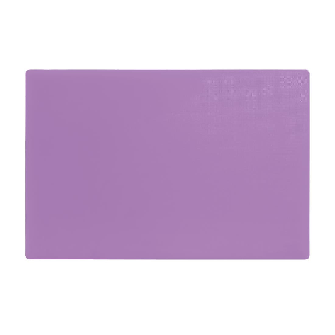 Hygiplas Antibacterial Low Density Chopping Board Purple - 450x300x10mm • PAS-FX110