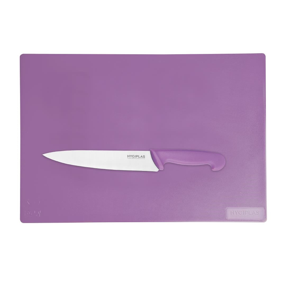 Hygiplas Antibacterial Low Density Chopping Board Purple - 450x300x10mm • PAS-FX110