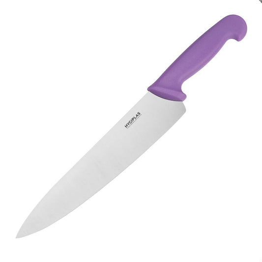 Hygiplas Cooks Knife Purple 250mm • PAS-FX112