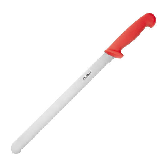 Hygiplas Slicer Serrated Red Knife 305mm • PAS-FX117
