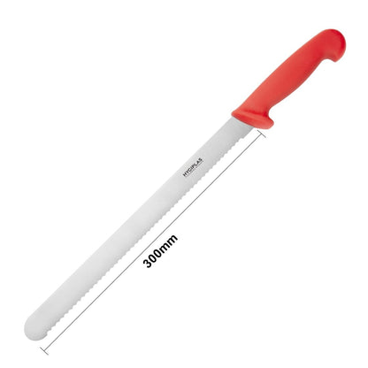 Hygiplas Slicer Serrated Red Knife 305mm • PAS-FX117